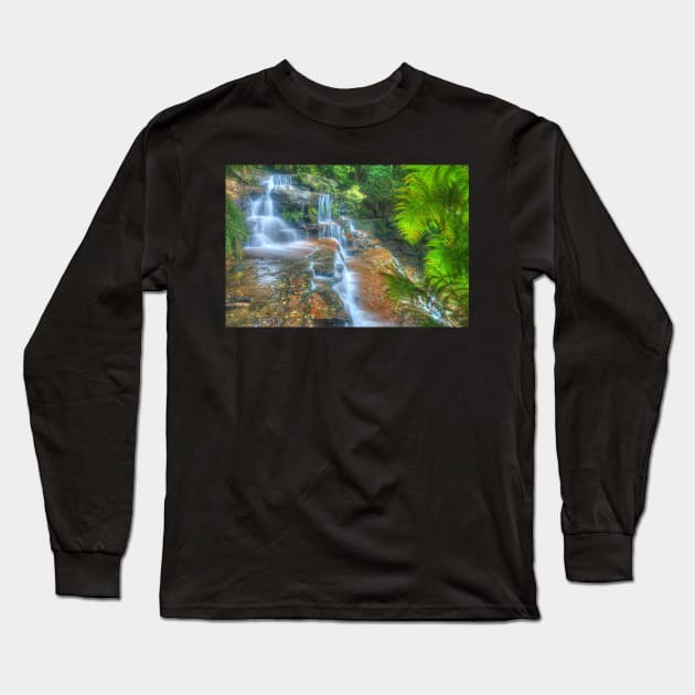 Britannia Falls Long Sleeve T-Shirt by Michaelm43